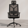 Buy Ergonomic Office Chair with Wheels and Armrests - Retor Black 61279 - in the EU