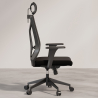 Buy Ergonomic Office Chair with Wheels and Armrests - Retor Black 61279 at MyFaktory
