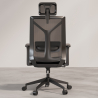 Buy Ergonomic Office Chair with Wheels and Armrests - Retor Black 61279 home delivery