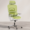 Buy Ergonomic Office Chair with Wheels and Armrests - Techas Green 61281 in the Europe