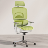 Buy Ergonomic Office Chair with Wheels and Armrests - Techas Green 61281 at MyFaktory