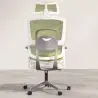 Buy Ergonomic Office Chair with Wheels and Armrests - Techas Green 61281 at MyFaktory