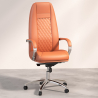 Buy Ergonomic Office Chair with Wheels and Armrests - Studio Brown 61282 in the Europe