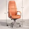 Buy Ergonomic Office Chair with Wheels and Armrests - Studio Brown 61282 - in the EU