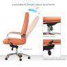 Buy Ergonomic Office Chair with Wheels and Armrests - Studio Brown 61282 in the Europe