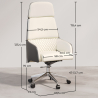Buy Ergonomic Office Chair with Wheels and Armrests - Vista Beige 61283 with a guarantee