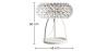 Buy Table Lamp Crystal 50cm  Transparent 53531 in the Europe
