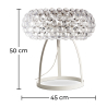 Buy Table Lamp Crystal 50cm  Transparent 53531 in the Europe