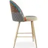 Buy Patchwork Upholstered Stool - Scandinavian Style - 66cm -  Bennett  Multicolour 61292 - prices