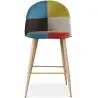 Buy Patchwork Upholstered Stool - Scandinavian Style - 66cm - Bennett  Multicolour 61293 - in the EU