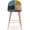 Buy Patchwork Upholstered Stool - Scandinavian Style - 63cm - Bennett  Multicolour 61293 - in the EU