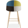 Buy Patchwork Upholstered Stool - Scandinavian Style - 63cm - Bennett  Multicolour 61293 in the Europe