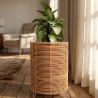 Buy Round Floor Planter - Boho Style - 46 CM - Waral Natural 61238 - in the EU