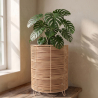 Buy Round Floor Planter - Boho Style - 46 CM - Waral Natural 61238 in the Europe