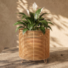 Buy Round floor planter boho - 28 cm - Waral Natural 61239 - prices