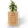 Buy Round Floor Planter - Boho Style - 28 CM - Waral Natural 61239 in the Europe