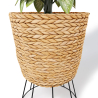 Buy Round Floor Planter - Boho Style - 46 CM - Pert Natural 61241 - in the EU