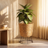 Buy Round Floor Planter - Boho Style - 46 CM - Pert Natural 61241 home delivery