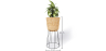 Buy Round Floor Planter - Boho Style - 65 CM - Pert Natural 61242 home delivery