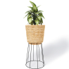 Buy Round Floor Planter - Boho Style - 65 CM - Pert Natural 61242 - in the EU