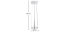 Buy Crystal Floor lamp 35cm  Transparent 53532 with a guarantee