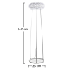 Buy Crystal Floor lamp 35cm  Transparent 53532 with a guarantee