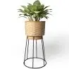 Buy Round Floor Planter - Boho Style - Rustico Natural 61244 - in the EU