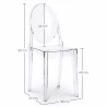 Buy Transparent Dining Chair - Victoire  Transparent 16458 - prices