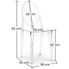 Buy Transparent Dining Chair - Victoire  Transparent 16458 - in the EU