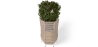 Buy Round Floor Planter - Boho Style - Gremah Natural 61246 home delivery