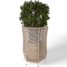 Buy Round Floor Planter - Boho Style - Gremah Natural 61246 in the Europe