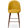 Buy Fabric Upholstered Stool - Scandinavian Design - 66cm- Bennett Yellow 61284 in the Europe