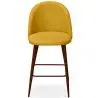 Buy Fabric Upholstered Stool - Scandinavian Design - 66cm- Bennett Yellow 61284 in the Europe