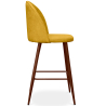 Buy Fabric Upholstered Stool - Scandinavian Design - 63cm - Bennett Yellow 61284 home delivery
