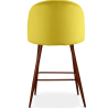 Buy Velvet Upholstered Stool - Scandinavian Design - Bennett Yellow 61287 in the Europe