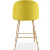 Buy Velvet Upholstered Stool - Scandinavian Design - 63cm - Bennett Yellow 61288 in the Europe