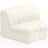 Buy Curved Module Sofa - Upholstered in Bouclé Fabric - Barkleyn White 61248 in the Europe