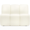 Buy Straight Module Sofa - Upholstered in Bouclé Fabric - Barkleyn White 61249 - in the EU