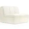 Buy Straight Module Sofa - Upholstered in Bouclé Fabric - Barkleyn White 61249 - prices