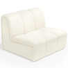 Buy Straight Module Sofa - Upholstered in Bouclé Fabric - Barkleyn White 61249 in the Europe