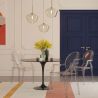 Buy Transparent Dining Chair - Armrest Design - Louis King Transparent 58735 home delivery