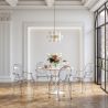 Buy Pack of 2 Transparent Dining Chair - Armrest Design - Louis King Transparent 58735 - prices