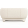 Buy 2/3 Seater Sofa - Upholstered in Bouclé Fabric - Janko White 61252 - prices