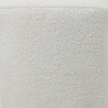 Buy Upholstered Bench in Bouclé Fabric - Loriel White 61307 in the Europe
