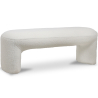 Buy Upholstered Bench in Bouclé Fabric - Loriel White 61307 - prices