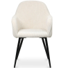 Buy Upholstered Dining Chair in Velvet - Saza Beige 61297 in the Europe