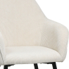 Buy Upholstered Dining Chair in Velvet - Saza Beige 61297 - in the EU