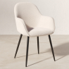 Buy Upholstered Dining Chair in Velvet - Saza Beige 61297 - prices