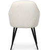 Buy Upholstered Dining Chair in Velvet - Saza Beige 61297 home delivery