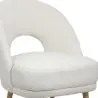 Buy Upholstered Dining Chair in Bouclé - Arka White 61298 - prices
